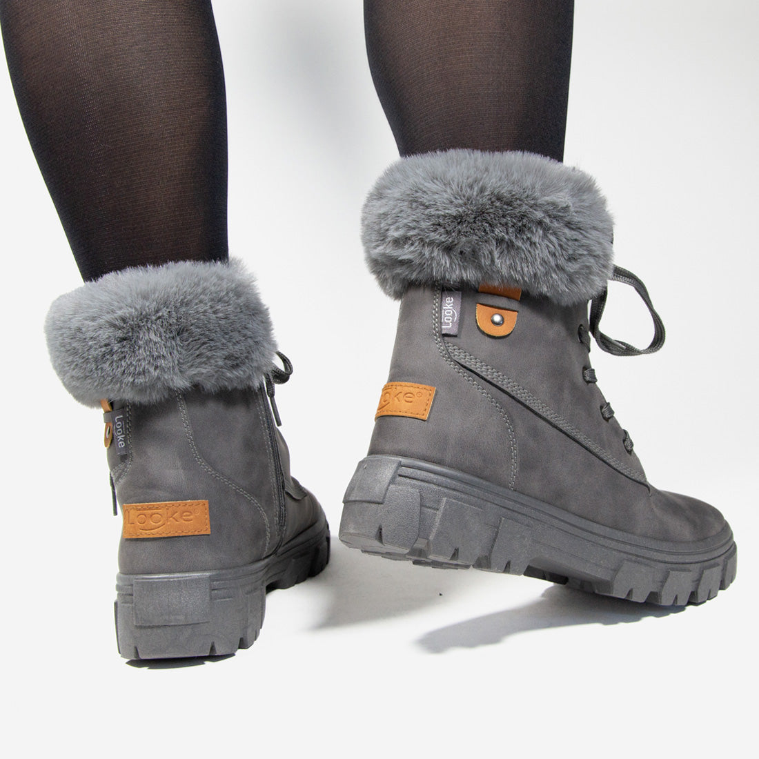 Dámská kotníková obuv Looke AURELIE šedá