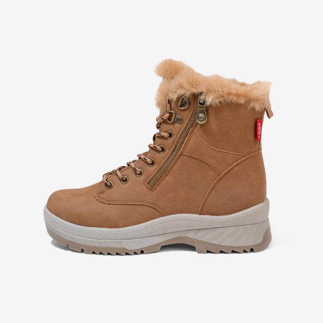 Dámská kotníková obuv Looke ALVERINE hnědá