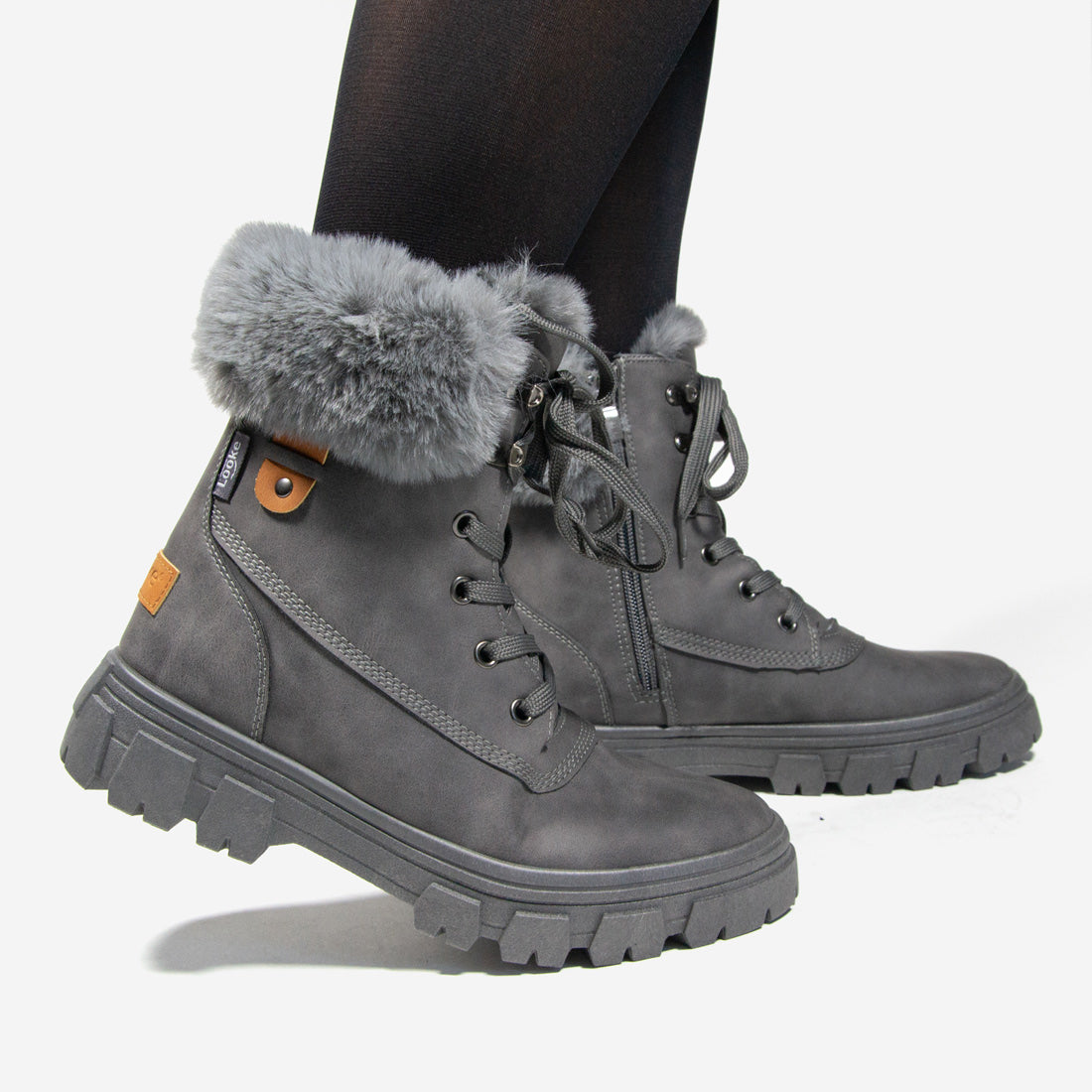 Dámská kotníková obuv Looke AURELIE šedá