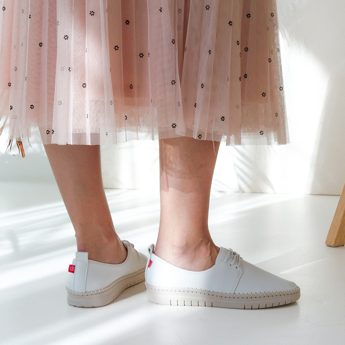 Dámské polobotky Looke MAGALIE bílá